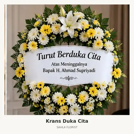 Krans Bunga Duka Cipocok Jaya